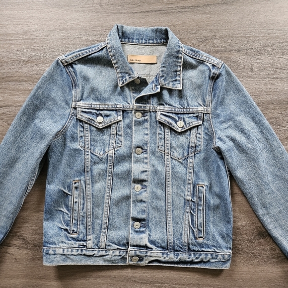 GRLFRND Bianca Oh Girl Wash Denim Trucker Jacket Size Medium - Picture 5 of 16